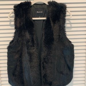 Madewell Sleeveless Faux Fur Vest